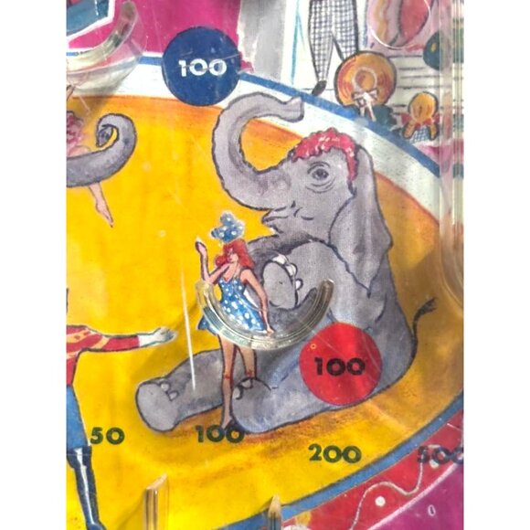 Vintage The Circus Game Pinball Toy By Wolverine Toy Co. USA - Picture 5 of 8